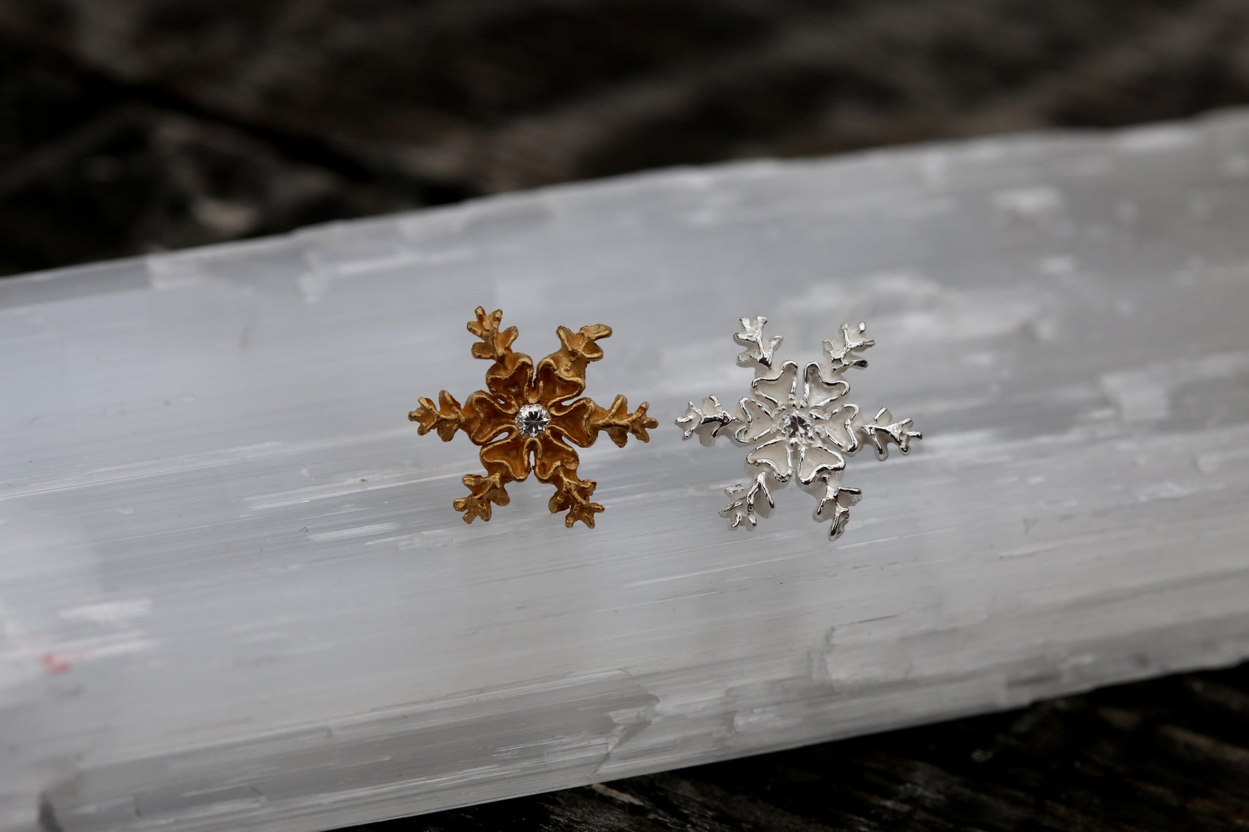 Snowflake Earrings – Chokha India